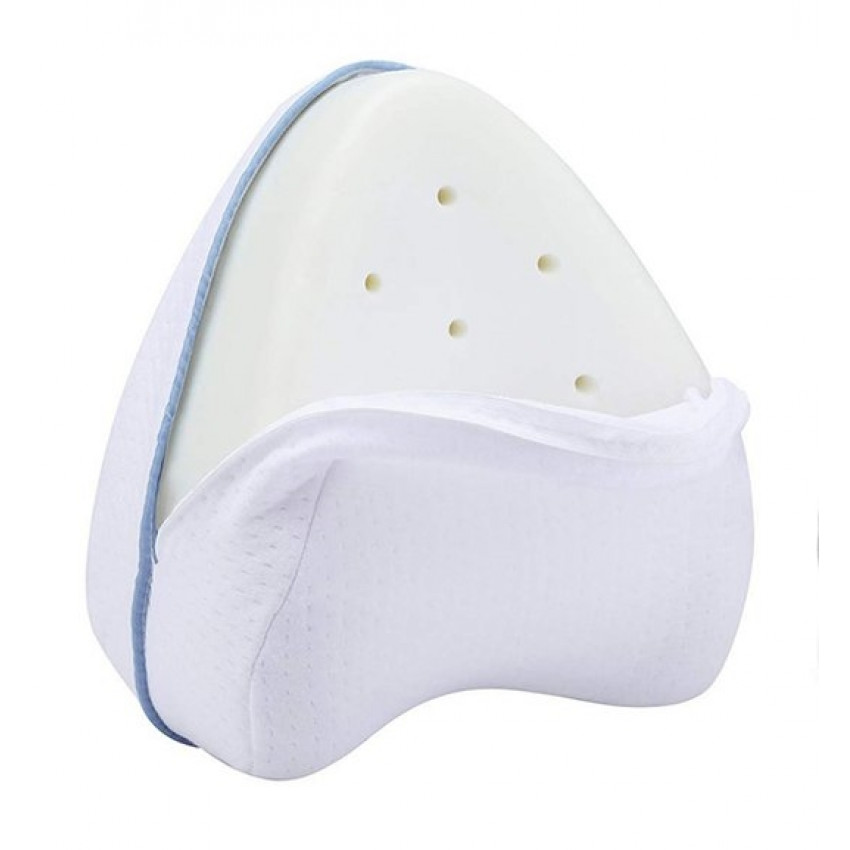 Ergonomický tvar ortopedického polštáře mezi kolena Memory Pillow Comfy